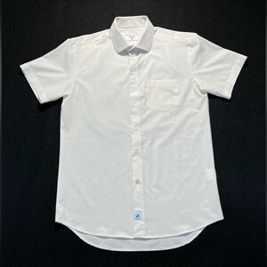 &Collar Men’s White Range Shirt Size Small Performance Stretch Blend